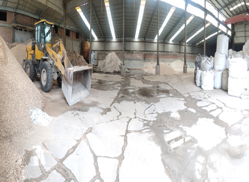 鋁礬土熟料儲(chǔ)存車間